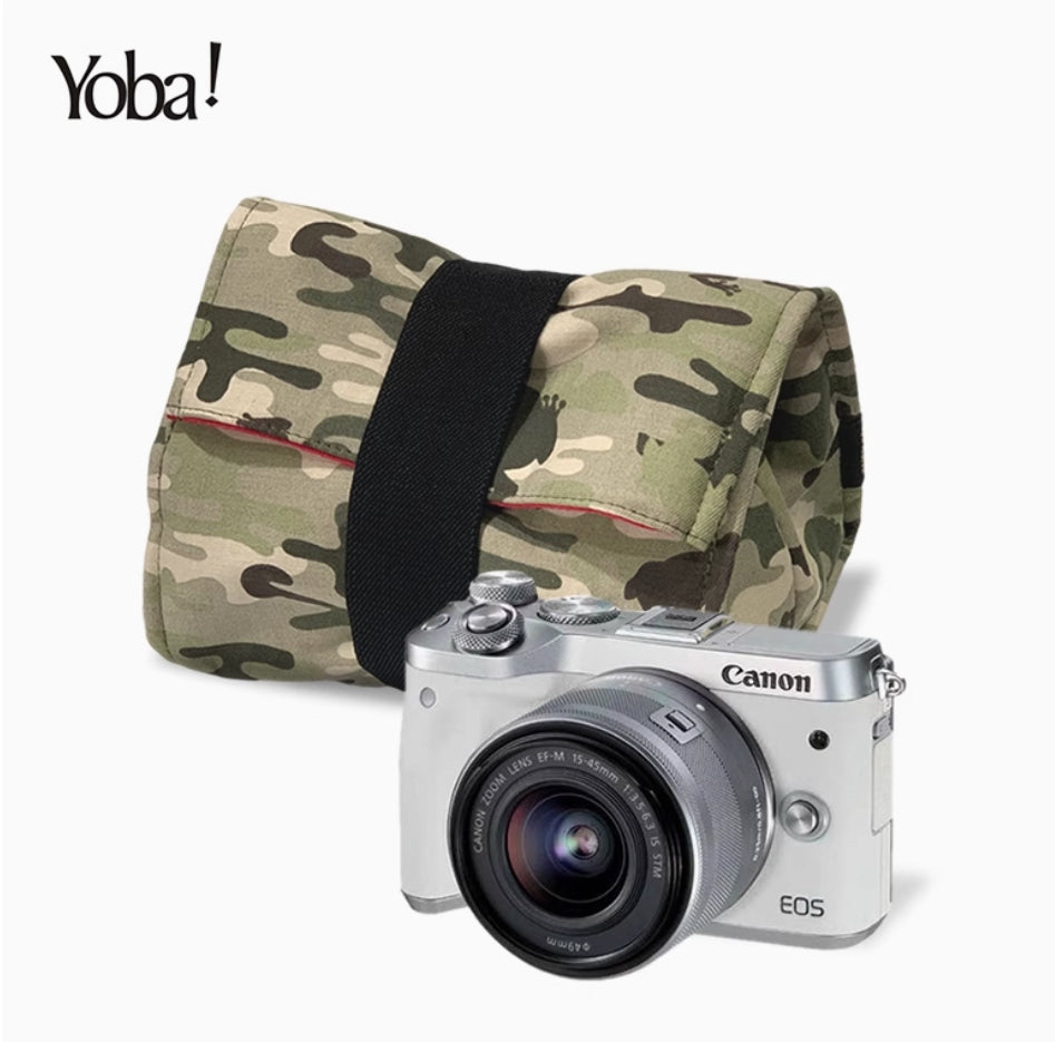 Dustgo camera bag | for Leica D-LUX 8, M10 / Fujifilm X-T30, X-S10 / Canon M6 / Nikon Z fc + 16-50mm