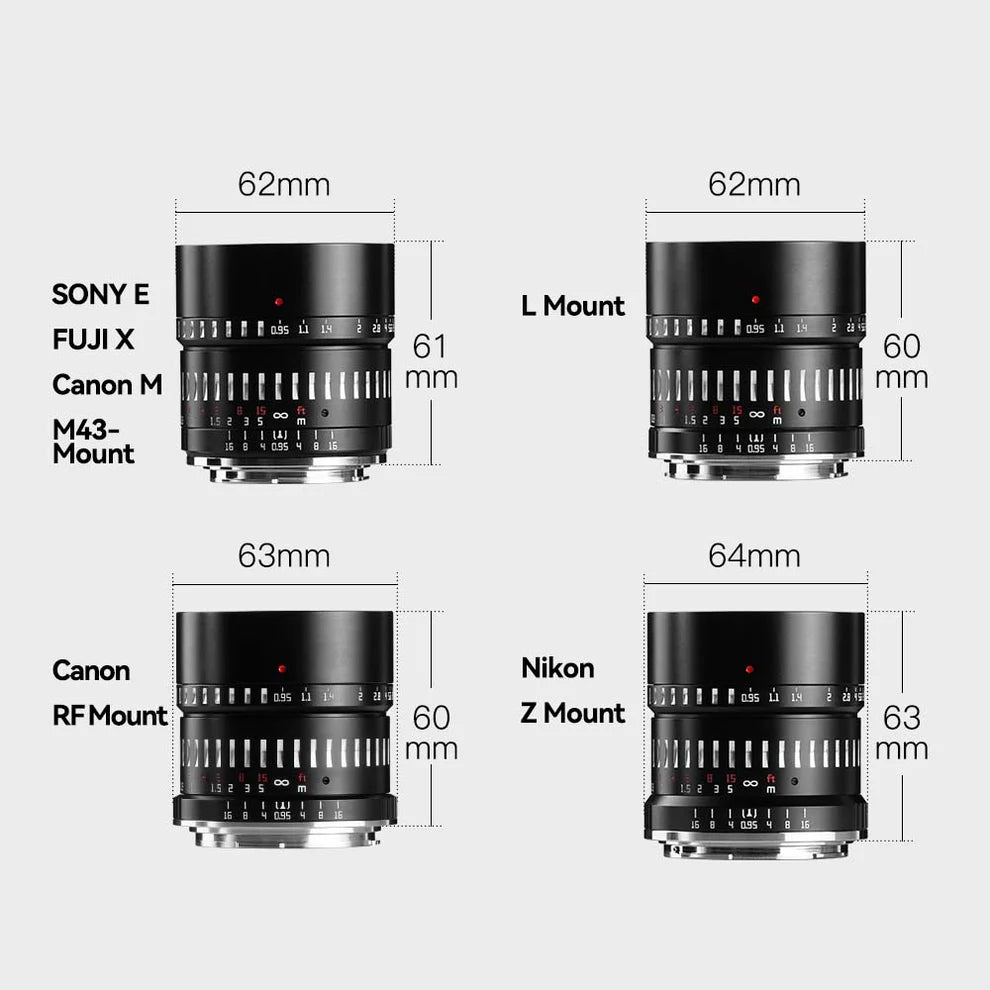 TTArtisan APS-C 50mm F0.95