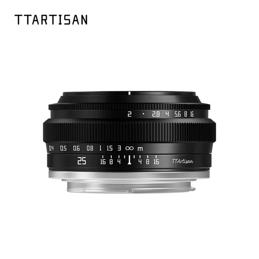 TTArtisan APS-C 25mm F2 lens | compatible with SONY E / FUJI X / Nikon Z / M43