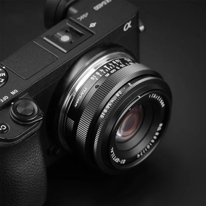 TTArtisan APS-C 25mm F2 lens | compatible with SONY E / FUJI X / Nikon Z / M43